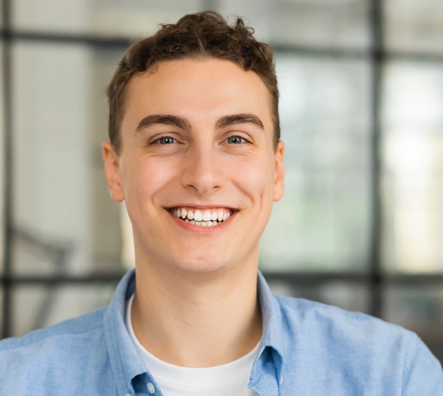 Smiling patient with healthy teeth and gums